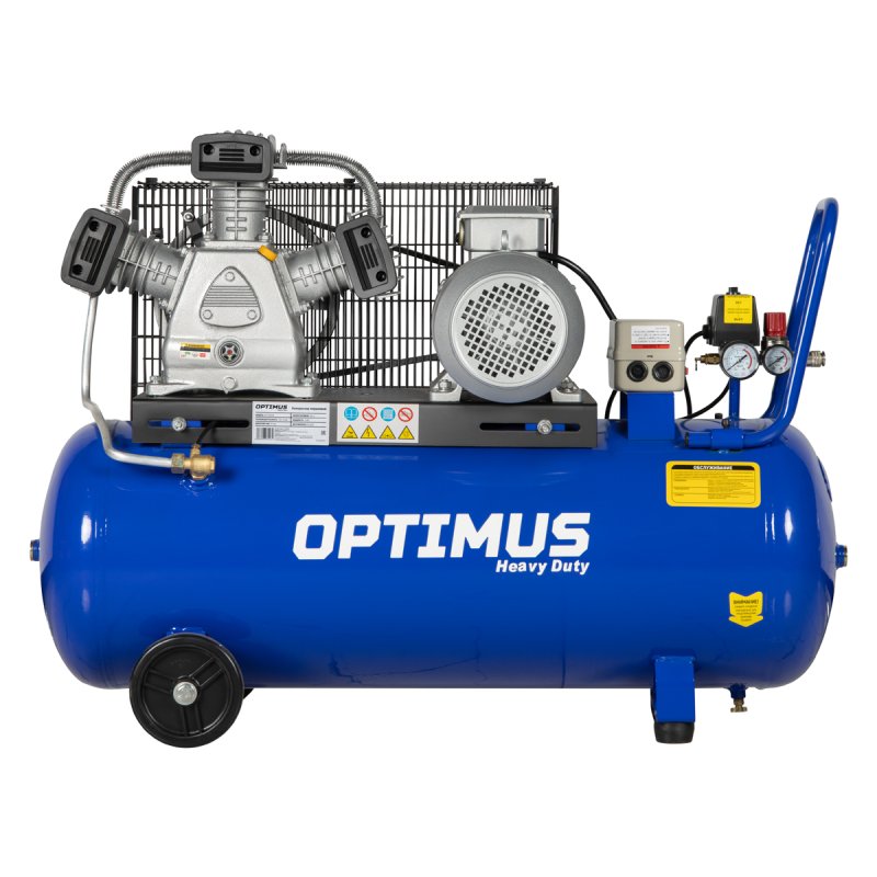 OPT-301058 Компрессор поршневой, 580 л/мин, 3.0 КВт, 380 В, ресивер 100 л Optimus 