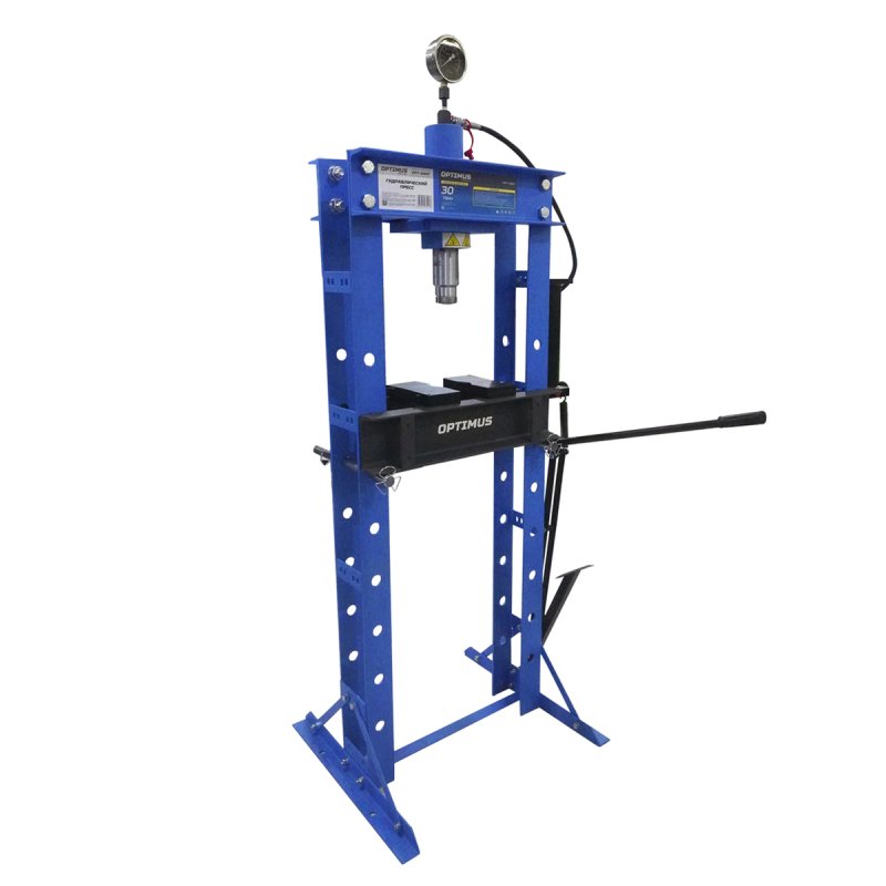 OPT-230F Пресс гаражный 30 тонн,  ручной и ножной привод Optimus 