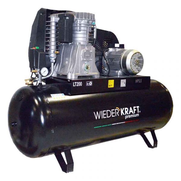 WDK-92060 WiederKraft Компрессор поршневой, 200 л