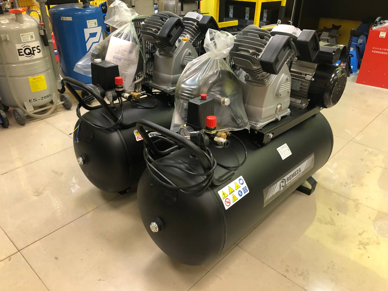 Установка компрессоров