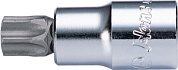 Торцевая головка короткая 1/4" TORX Т10, 2024T10, Hans