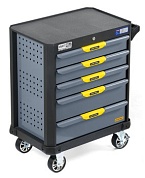 KraftWell KRW-T5D Тележка профессиональная с 5 ящиками