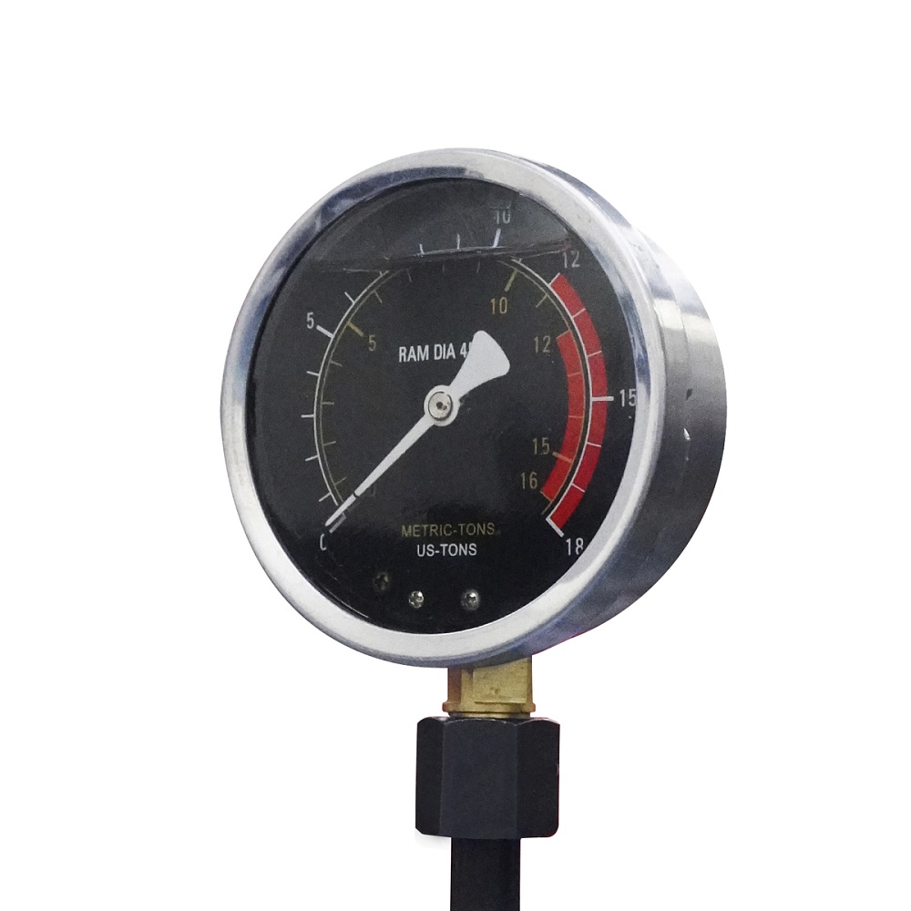 OPT-212F Пресс гаражный 12т,  ручной и ножной привод Optimus 