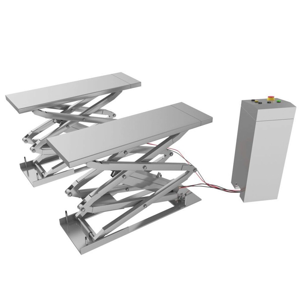 WDK-504 WiederKraft Ножничный подъёмник заглубляемый 3,5 тонны