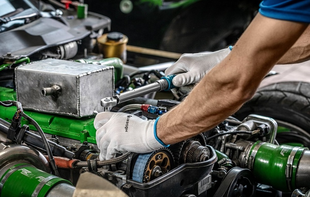 HOEGERT Ключ динамометрический 1/4", 5-25 Nm