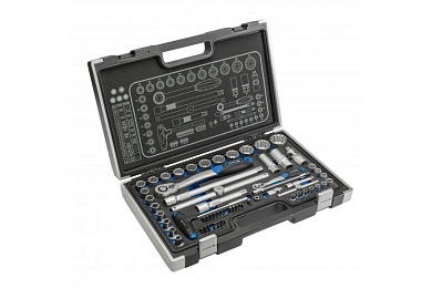 HOEGERT HT1R470 Набор инструментов 60 шт., 1/4", 1/2"