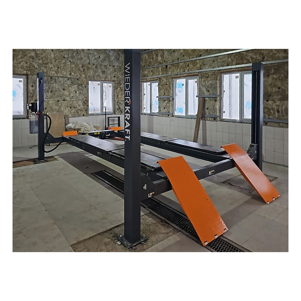 WiederKraft  WDK-540 Подъемник четырехстоечный для развала-схождения г/п 4 тонны