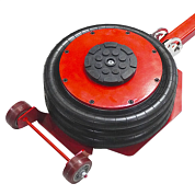 WDK-81813D Домкрат пневматический подкатной г/п 5 т, 150-440 мм, с регулировкой угла наклона рукояти, WiederKraft