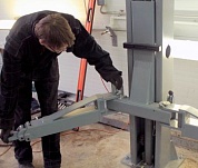 Монтаж автоподъемника