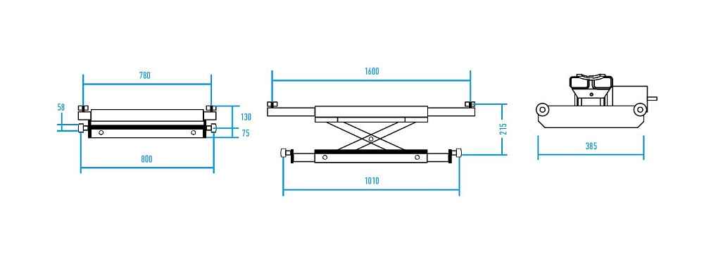NORDBERG ТРАВЕРСА N423A пневмогидравлическая г/п 2т. для подъемника N634-4,5