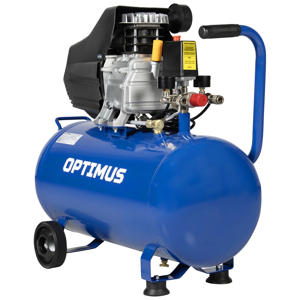OPT-305030 Компрессор поршневой, 300л/мин, 2.2кВт, 220в, ресивер 50л OPTIMUS