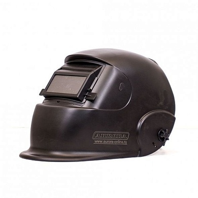 Маска сварщика Aurora A-12 Black Glass с поднимающимся светофильтром