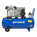 Optimus OPT-301042 Поршневой компрессор 420 л/мин, 2.2 кВт, 220 В, ресивер 100 л