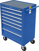 Тележка инструментальная для автосервиса с 7 ящиками, синего цвета Станкоимпорт BTD-270071CS blu