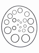 Ремкомплект (прокладки) X006633 для NORDBERG 2380 old