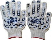 NORDBERG ПЕРЧАТКИ хб 6 нитей 10 класс 150ТЕКС (белые)