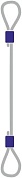 Строп канатный петлевой 1,25Тх2,5М
