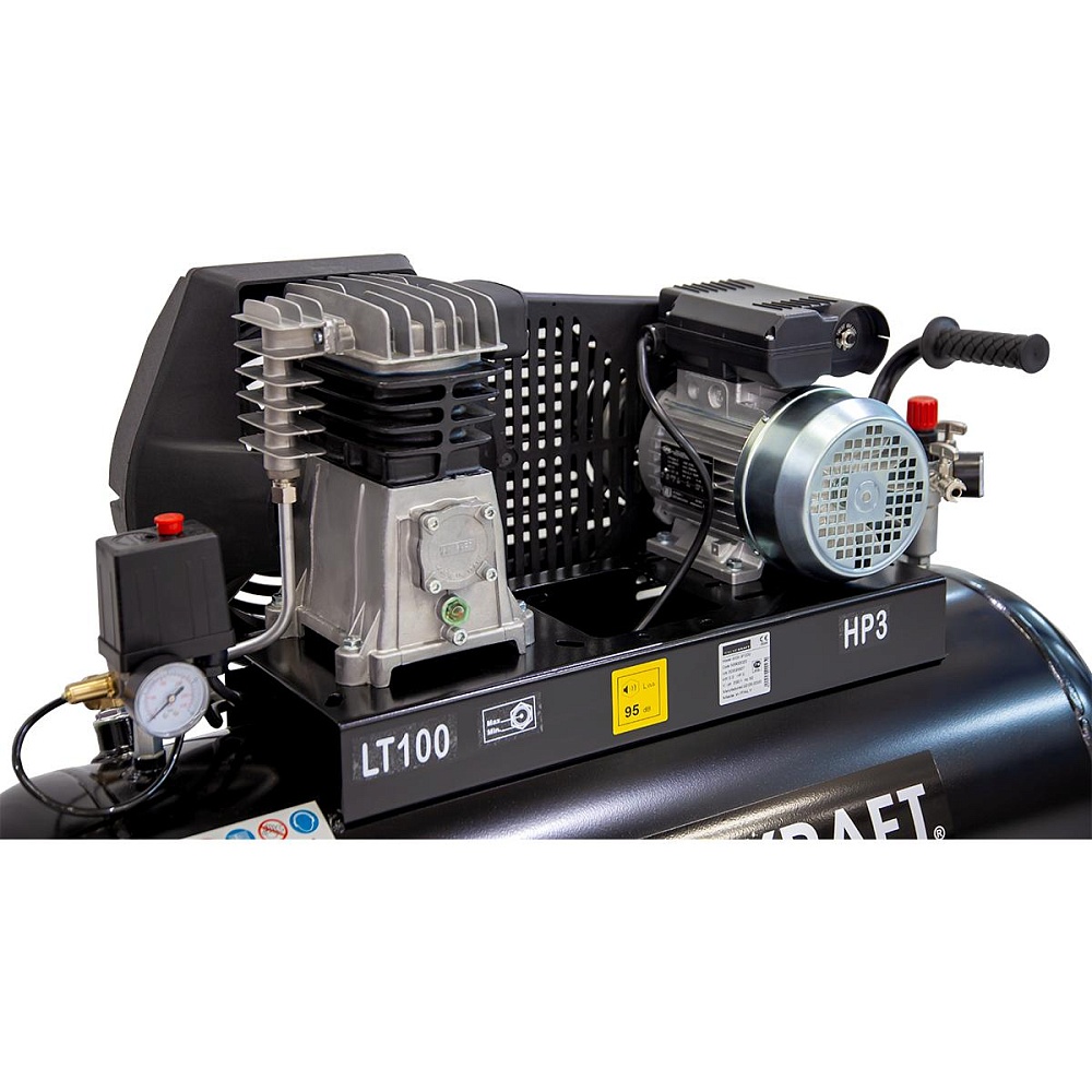 WDK-91032 WiederKraft Компрессор поршневой, 100 л