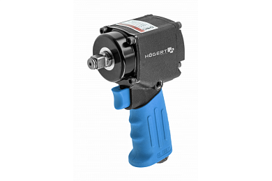 HOEGERT HT4R626 Гайковерт пневматический ударный мини 1/2", 680Nm, ultra short