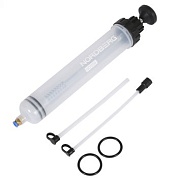 Шприц для заливки масла пластиковый с комплектом насадок, 500 мл NORDBERG NO1550