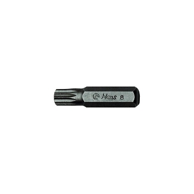 082-4M08 бита двенадцатигранная XZN  короткая на 5/16" 8 мм