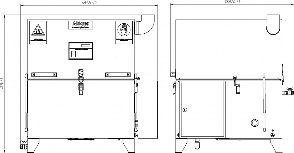 Мойка деталей АМ800 ЕКО