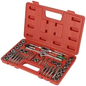 OPT-ITDS40 Набор метчиков и плашек 4NC40 - 1/2NF20, 40 предметов, дюймовая резьба OPTIMUS