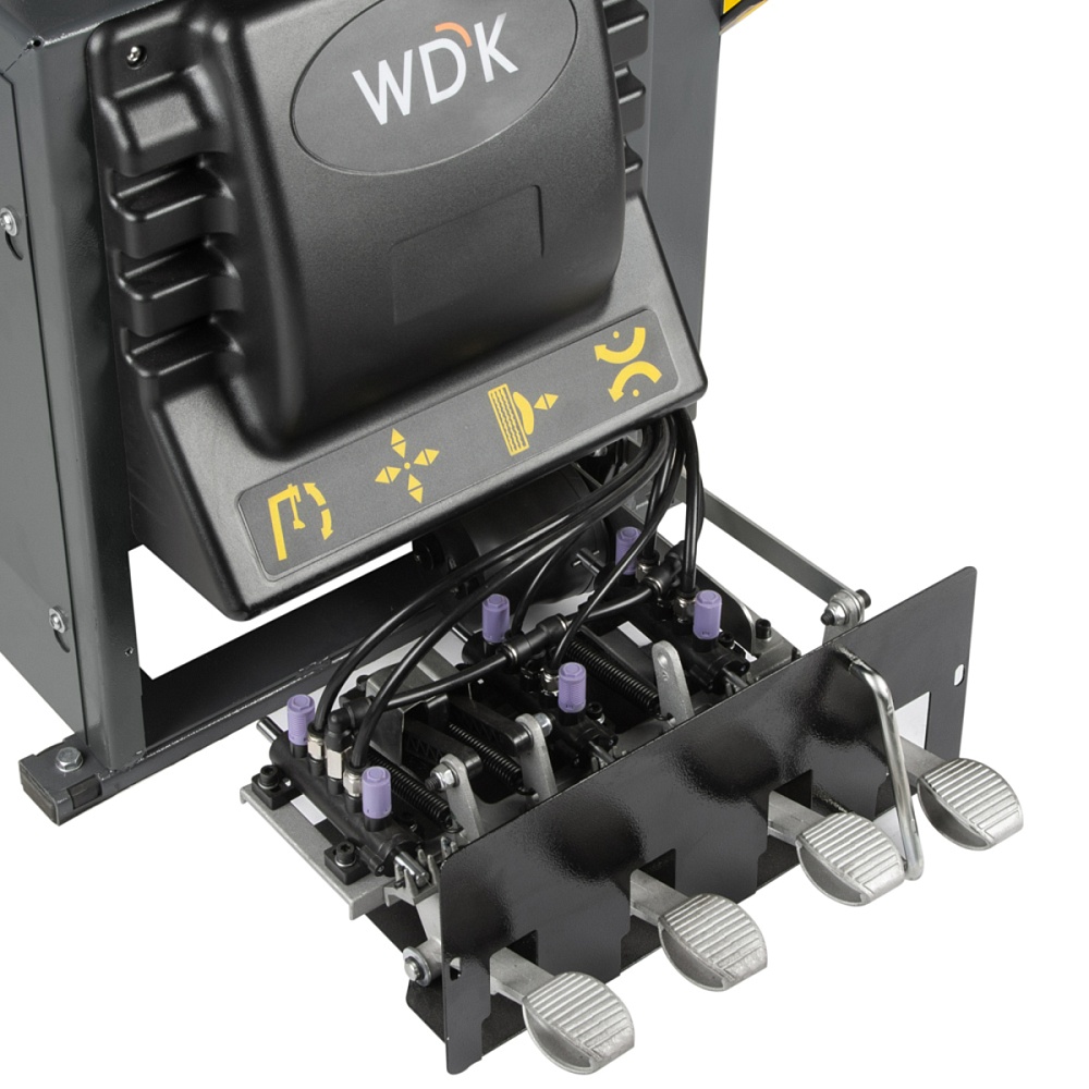 WDK-709222 Автоматический шиномонтажный станок со взрывной накачкой колес. Захват 10"-24" Wiederkraft