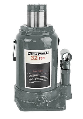KraftWell KRWBJ32 Домкрат бутылочный 32 тонны