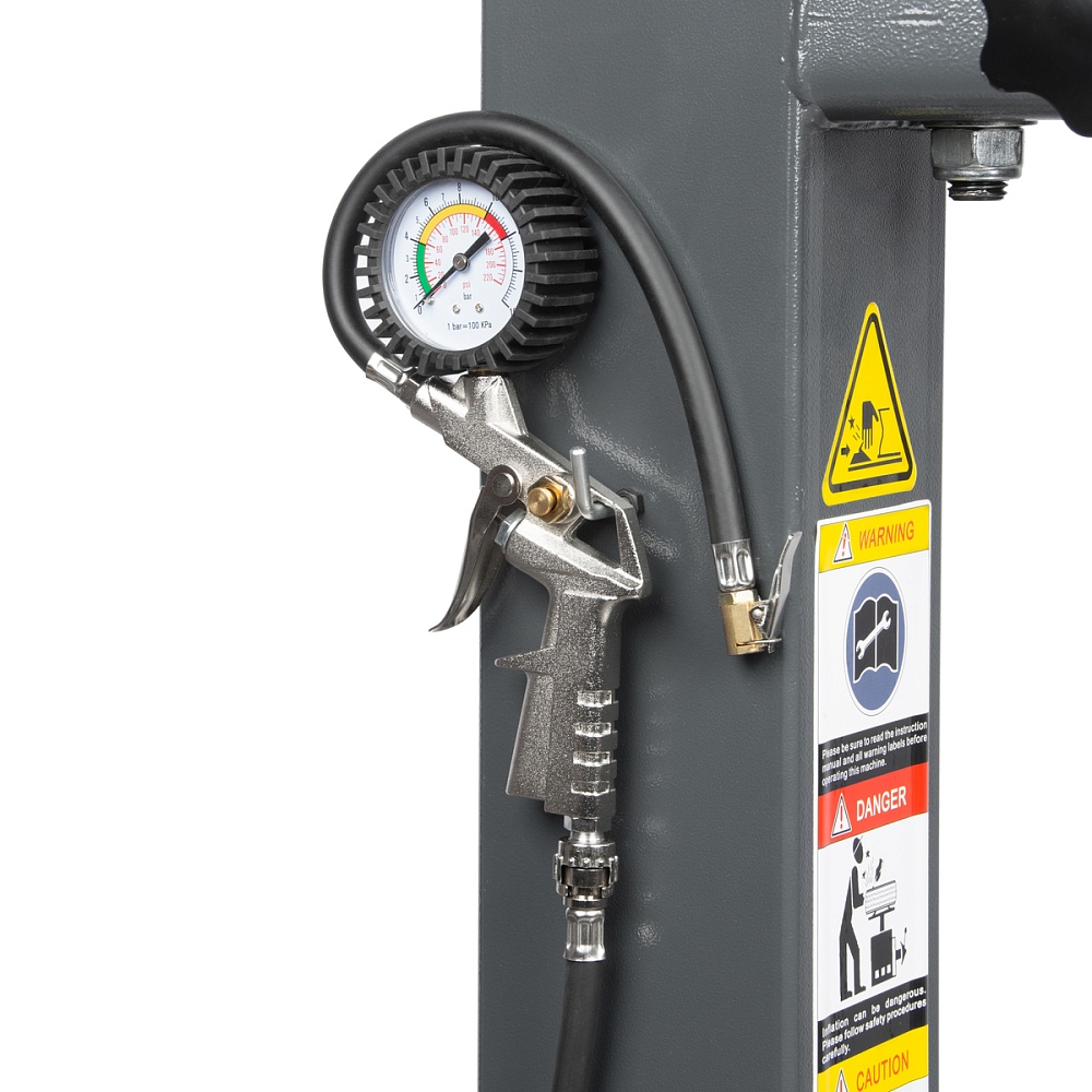 WDK-709238 Автоматический шиномонтажный станок со взрывной накачкой колес, двухскоростной WiederKraft