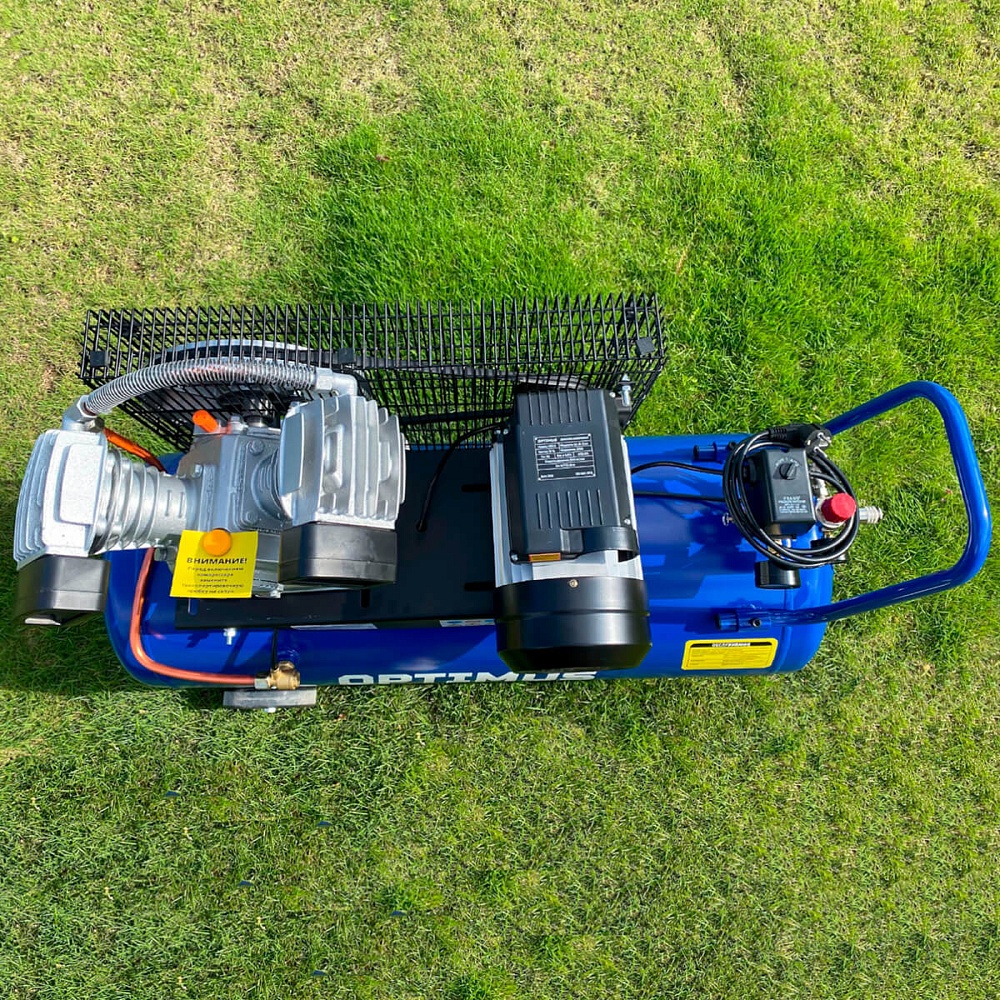 Optimus OPT-301042 Поршневой компрессор 420 л/мин, 2.2 кВт, 220 В, ресивер 100 л